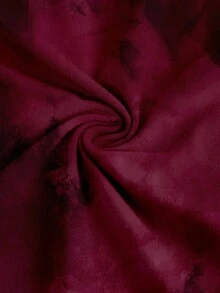 SHEIN MOD Women's Casual Elegant Bodysuit, 3 Ways To Wear, Women's Summer Clothing, Women's Outerwear, Women's Music Festival Outfit, Tie-Dye Print, Angola Red