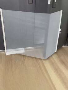 Portão de Segurança Escalonável para Animais de Estimação, Rede de Isolamento para Filhotes, Cerca Universal Interna e Externa para Gatos, Adequado para Filhotes/Gatinhos/Escadas/Corredores - Multicolorido - Visão 4