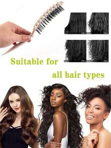 Bộ 2 lược chải tóc định hình lọn xoăn mới, tạo kiểu và định hình lọn xoăn cho nữ, lược tạo kiểu tóc xoăn để chải và tạo hình, lược massage huyệt đạo da đầu, răng lược rỗng, răng lược mềm, giảm hiện tượng kéo giật và tách lọn tóc, định hình lọn tóc xoăn. - Nhiều màu - Xem 7