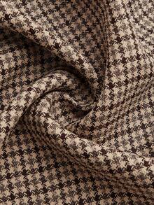 Sweetra Plus Size Women Casual Retro Plaid Long Sleeve Dress, Spring/Autumn