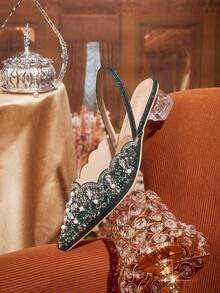 CUCCOO TILAWA Women Pumps Valentine's Day - Green - View 3