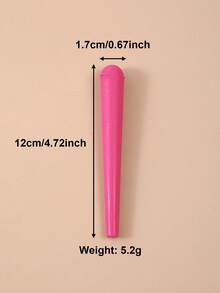 1/5/10个装草药锥形收纳管带盖，高品质彩色塑料香烟盒，手工卷烟密封防潮便携式收纳盒，配件，送给吸烟者的绝佳礼物，烟草店产品，返校用品 - 彩色 - 查看 5