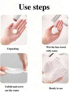 1/10/30/50pcs Portable Compressed Towels, Disposable Mini Coin Tissue, Wet & Dry Use, Travel Essentials For Camping, Hiking, Sports, Beauty Salon & Back-To-School - Multicolor - View 10