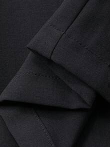 Dazy-Less Women's Elegant Design Pocket Straight Leg Casual Shorts, Business Casual Office Commuter Wear, Spring/Summer - Grey - View 3