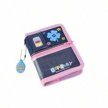 1pc Cowboy M5 Loose Leaf Ledger Retro Mini Portable DIY Notebook, Can Hold Postcards, Idol Kpop Cards, Life Records, Back To School - Multicolor - View 12