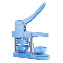 Button Maker Machine 58mm - (3rd Gen) Installation-Free 58mm(2.25in) DIY Pin Badge Button Maker Press Machine Badge Punch Press With Free 100pcs Button Parts&Pictures&Circle Cutter - Blue - View 8