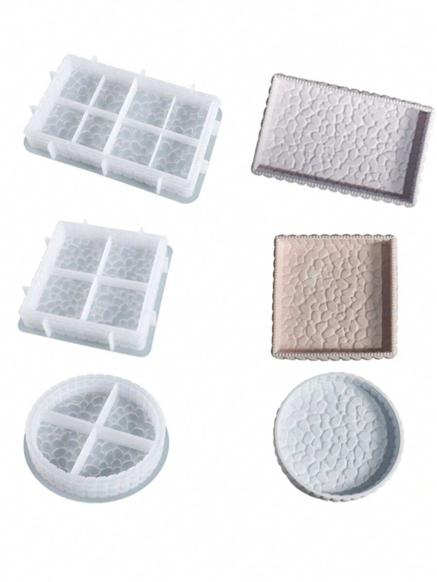 1pc Silicone Moulds - DIY Valentine's Day Handmade Aroma Crafts For Home Decor, Wedding Decor & Party Favors - Perfect For Romantic Gifts And Celebrations - White - View 1