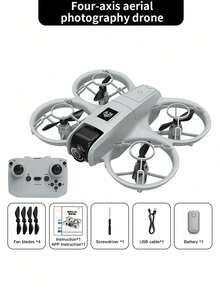 Teckwe A-26 无人机：一键操控，简化设置，快速启动飞行，更高效的航拍/巡航，一键启动+稳定悬停，A-26 无人机：入门级飞行必备，轻松开启航拍之旅，无需复杂设置，即刻起飞（A-26 无人机）600mAh