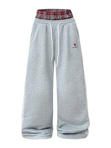 Manfinity EMRG Quần thể thao nam phong cách trưởng thành, thời trang đường phố 2 trong 1, chất liệu dệt kim dày dặn, cạp chun co giãn và dây rút, mang hơi hướng đường phố và sành điệu, thoải mái và ấm áp, với khẩu hiệu tối giản "Los Angeles", đa năng cho mặc hàng ngày, phối đồ thời trang, đi học, hoạt động ngoài trời, cỡ lớn, thường ngày, thể thao và hơn thế nữa. Quà tặng ngày lễ, quà tặng cho bạn trai. - Xám - Xem 1