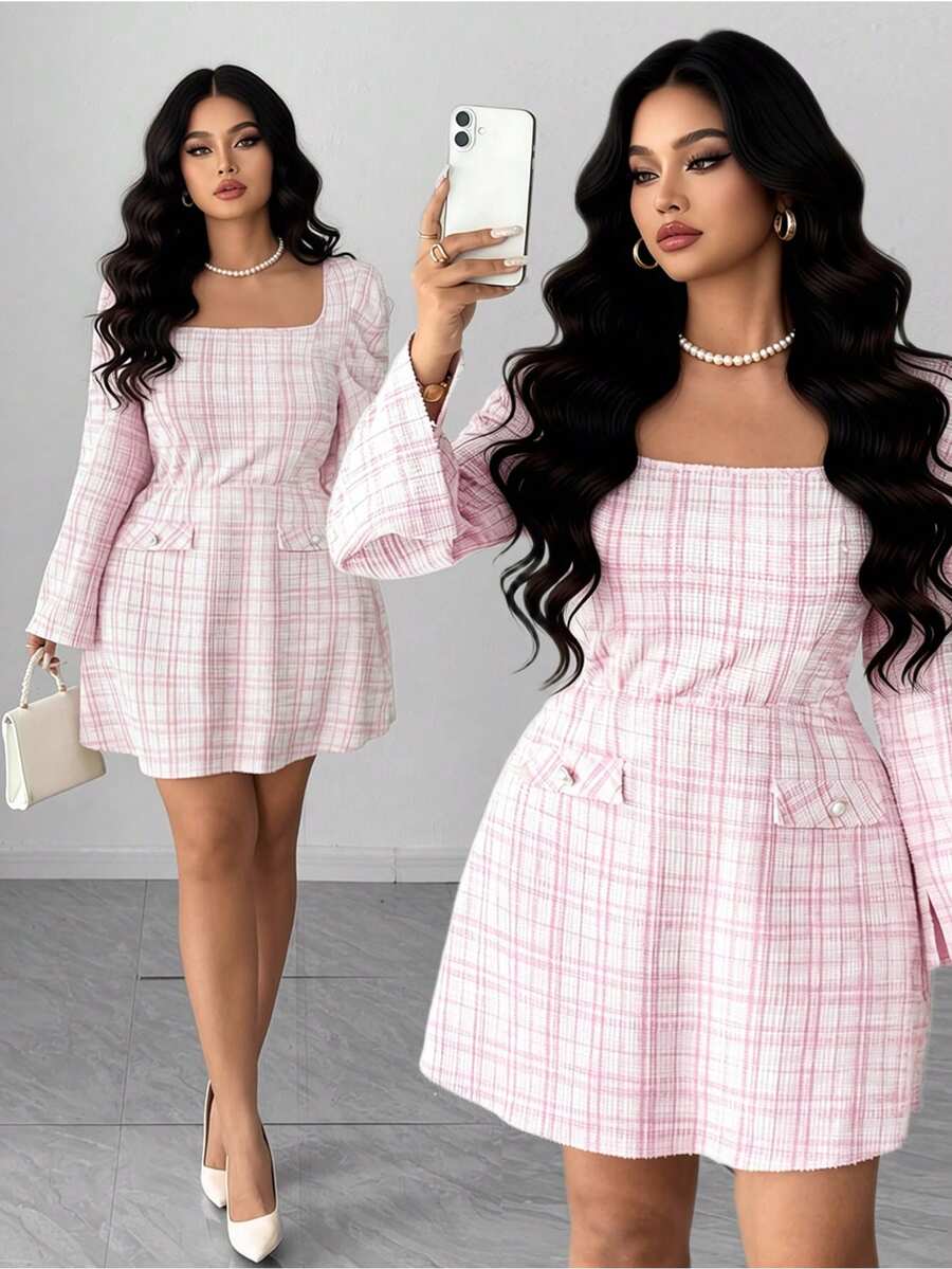 Elenzga Đầm chữ A không tay, cổ tròn, cài nút trang trí eo, dành cho nữ cỡ lớn, thanh lịch, thích hợp cho đi làm, văn phòng, lễ tốt nghiệp, các ngày lễ, Ngày Valentine, lễ hội âm nhạc, Ngày của Mẹ, Halloween, Lễ Tạ ơn, Lễ Phục sinh, Ngày Quốc khánh, các buổi khiêu vũ, hẹn hò, tiệc tùng, đám cưới, hoạt động ngoài trời, mùa hè. - Hồng - Xem 1