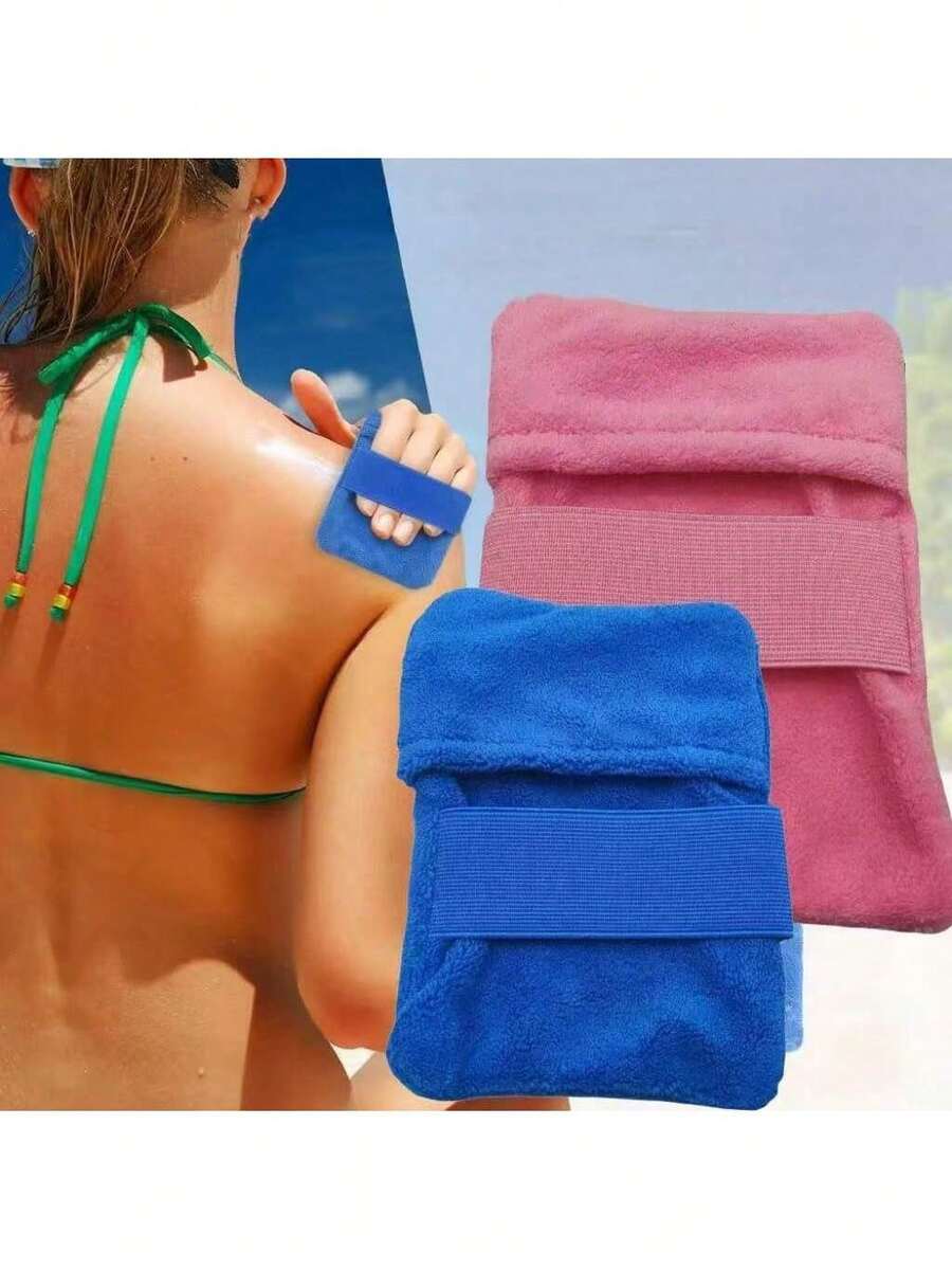 Summer HitSand Remover For Beach, Sand Remover Bag, Owder Pouch Sand Remover Brush For Beach Vacation Camping Essentials (Not Contain Talc Powder) - Multicolor - View 1