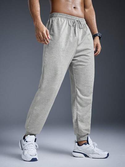 Driftmere 男士纯色简约百搭针织裤，适合运动休闲穿着，时尚舒适，是送给男友或老公的绝佳秋季礼物。春夏皆宜，舒适柔软的运动裤，适合健身房和慢跑，休闲运动风，尽显运动时尚。