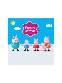 Hasbro Peppa Pig Peppa's Family Of Five Figure Set G05065L0 - Multicolor - View 6