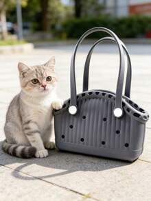 PETSIN 1 Piece Multi-Functional Pet Waterproof DIY Handbag Soft And Easy To Clean Large Capacity DIY Bag Portable Handbag Pet Supplies