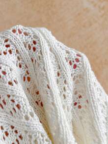 Soleia Women 2 Pieces Knit Set: White Halter Neck Camisole & Shorts - White - View 7