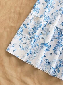 Soleia Vacation Outfits For Women Beach Outfit For Women Summer Holiday Outfits Women's Floral Print Ruffle Trim Camisole Top And Mini Skirt 2-Piece Vacation Set - Multicolor - View 6