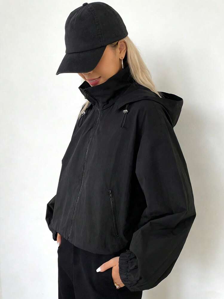 Women's Casual Outdoor Sports Hooded Jacket