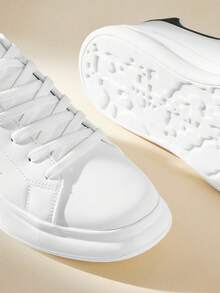 CUCCOO EASI Tênis masculino casual, versátil, respirável, com cadarço e confortável para o dia a dia.