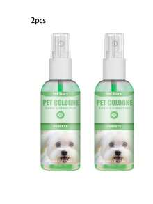 1pc/2pcs Alcohol-Free Pet Perfume, Export-Grade, English Packaging, Pet Cologne, Universal Deodorizing Spray For Cats And Dogs. - 50ml - View 4