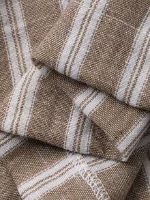 Livesso 2pcs/Set Women Casual Striped Sleeveless Top And Pants - Khaki - View 3