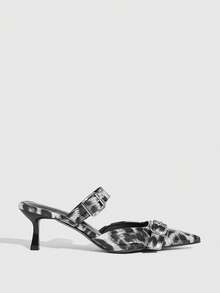 CUCCOO SZL Tacones para mujer - Blanco y Negro - Ver 9