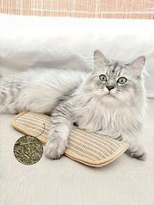 1PC Cat Toy Pillow Scratching Pad Chew Resistant Soft Mosquito Repellent Pet Bed Cover For All Breeds Kittens And Cats Interactive Solo Play Bonding Furniture Protection