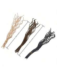 20支装长波浪藤条香薰棒，香氛扩香器替换装，空气清新剂香薰棒配件，家居香氛 - 彩色 - 查看 2