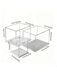 Display Case For Collectibles Assemble Clear Acrylic BoXAltemative Glass Case For Display Action Figures HomeStorage & Organizing Toys - Multicolor - View 23