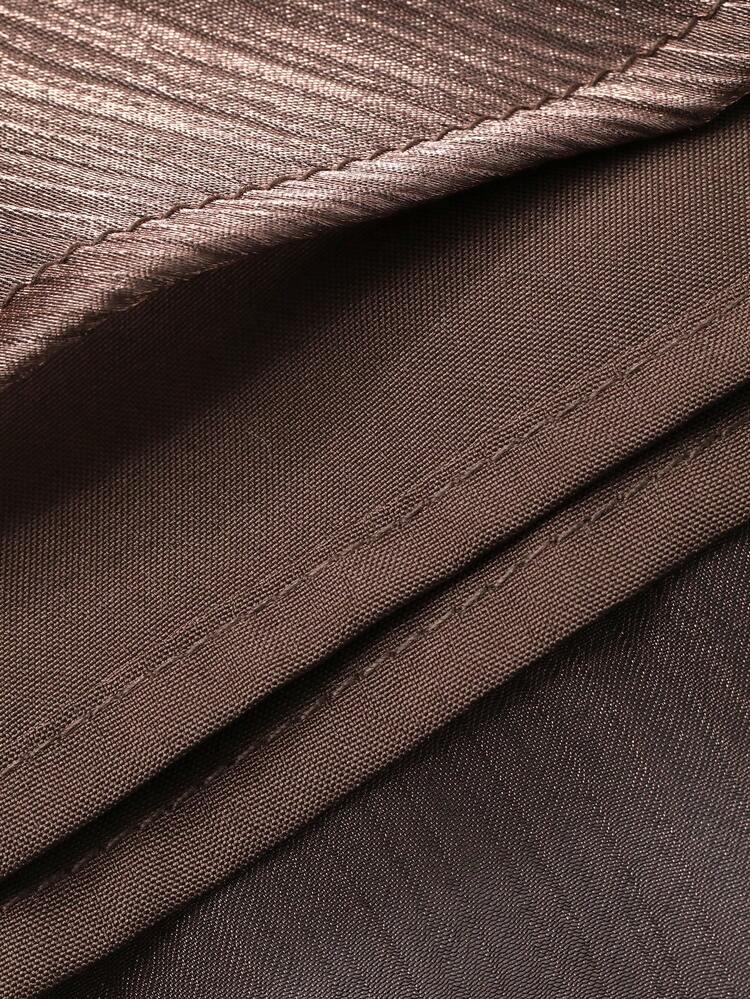 Women's Elegant Solid Color Tie Collar Blouse And Skirt 2 Pieces Set, Spring/Summer,Wedding Guest Dress Women