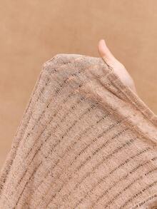 Zivah 2026春夏新款音乐节、复活节、圣帕特里克节、情人节、约会、西部风、游牧风、生日派对、毕业典礼、大学、学生、日常穿着、百搭基础款、休闲、度假、邮轮旅行、海滩、日光浴、热门单品、街头风、婚礼宾客波西米亚风、通勤、早午餐、机场、派对、假日郊游、办公穿着、吊带针织网眼上衣和阔腿裤、宽松针织杏色套装 - 杏色 - 查看 10