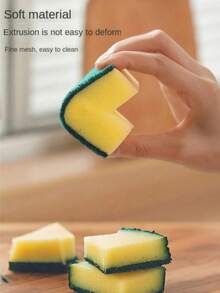 20/30/40PCS Washing Sponges, Scrubbing Pads, Pot Brushes And Dish Scrubbing Tools, Absorbent Sponge Blocks, Kitchen Wipes, Magic Sponge Scrubbers, Kitchen, Bathroom, Family, Home Supplier - Multicolor - View 5