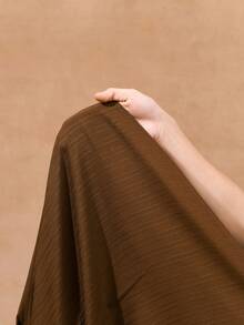 Zivah Women's Vacation Sleeveless Pleated Loose Fashion Mini Dress - Coffee - View 9