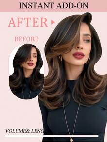 9AM Hair Hair Extensions Clip In 4Pcs With 8 Clips Straight Clip In Hair Extensions 100% Real Human Hair Color P4/27# Medium Brown Highlights Honey Blonde 12-18 Inch Double Weft Invisible Clip Hair Extensions Remy Natural Human Hair For Women Girl Daily Full Head Use Clip Ins Sport Vacation Travel Festival Prom Outdoor Cosplay Campus School Beach Wedding Camping Holiday Outfits Vacay Vibes Charm Elegant Casual Y2K Fashion Styles Ss25 Keywords Winter Christmas Halloween Costumes Autumn Outfits