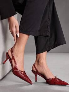 CUCCOO SZL Tacones para mujer - Burdeos - Ver 6