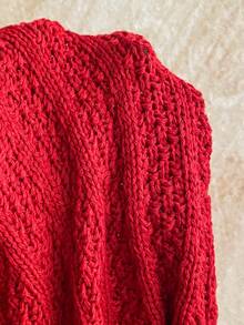 Soleia Romper Wanita Merah Chic untuk Liburan Musim Panas, Rajutan Gradien, Leher V Dalam, Tanpa Punggung, Pakaian Terusan Rajutan Pas Badan yang Modis untuk Pesta & Pantai - Burgundy - View 7