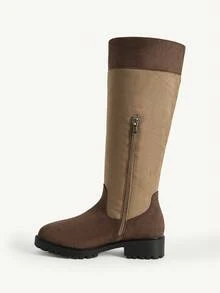 CUCCOO CHICEST Women's Fashionable Over-The-Knee Boots, Versatile For Daily Wear Valentine's Day - Khaki - View 10