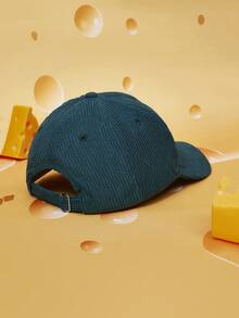 TOM & JERRY X SHEIN Adjustable Washed Cartoon Embroidered Baseball Cap - Dark Green - View 2