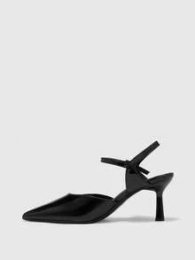 CUCCOO BIZCHIC Women's Fashion Versatile Elegant Pointed Toe Pumps Valentine's Day - Black - View 9