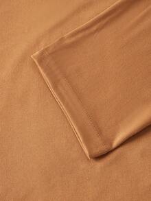 Driftmere 3pcs/Set Men's Basic Solid Color Crew Neck Slim Fit Long Sleeve T-Shirts, Casual Everyday Wear, Spring/Autumn, Fall Clothes - Multicolor - View 5