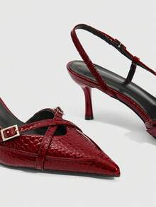 CUCCOO SZL Tacones para mujer - Burdeos - Ver 9