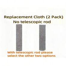 Machine Washable Ultra-Fine Fiber Bed Bottom Duster Cleaner, Includes 3pcs Cloths, Extendable Crevice Dust Cleaning Brush, Flexible Duster Brush, Suitable For Sofa, Bed And Furniture Bottom, Cleaning Supplies, Cleaning Tools (2pcs Replacement Cloths Without Extension Rod, Please Purchase Separately) - Grey - View 12