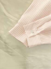 Glimmora Digital Print Fitted Waist White Women's Blouse - Multicolor - View 6