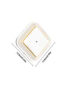 Teckwe 15W 无线快充可折叠护眼夜灯变色氛围灯床头阅读灯手机支架装饰礼品 - 白色 - 查看 7