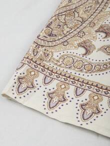 GlowEve Vestido de manga acampanada con estampado de paisley vintage elegante - Albaricoque - Ver 4