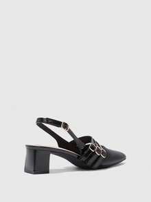 CUCCOO BIZCHIC Women Heeled Sandals Spring Shoes Summer - Black - View 8