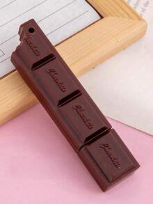 10pcs Chocolate Black Refill Ballpoint Pen Cartoon Simulation Food Writing Pen Learning Stationery Supplies Cute Portable Wearable Rope Pendant Ballpoint Pen