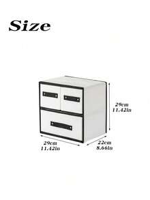 1 Set 3 Drawer Fabric Storage Box Organizer Stackable Space Saving Clear Closet Organizer For Underwear Socks Bras Bedroom Wardrobe Storage - Multicolor - View 3