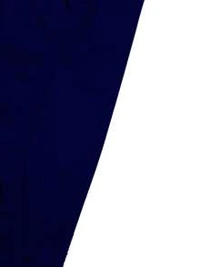 Zalmeno Quần bơi nam màu trơn, có khóa kim loại, thoải mái, thích hợp mặc hàng ngày. - Màu xanh hải quân - Xem 7