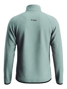 Columbia Triple Canyon Grid Full Zip II Men's Fleece Crushed Blue Black - Baby Blue - View 2