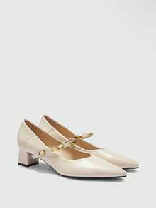 CUCCOO BIZCHIC Women Heeled Sandals - Apricot - View 4